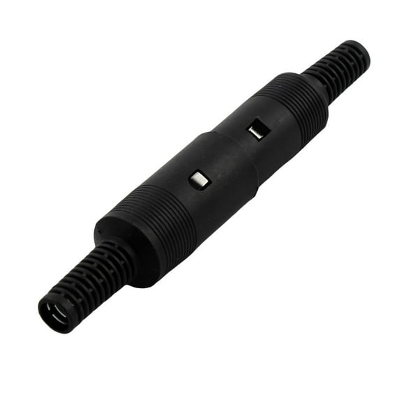 Plastic Handle DIN 5 Pin Male Plug Female Jack S-Video Socket Connector Pair