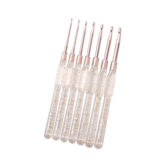 Plastic Handle Plastic Crochet Hook Set Ergonomic Designs for Comfortable Grip Hand Fatigue Multiple Size