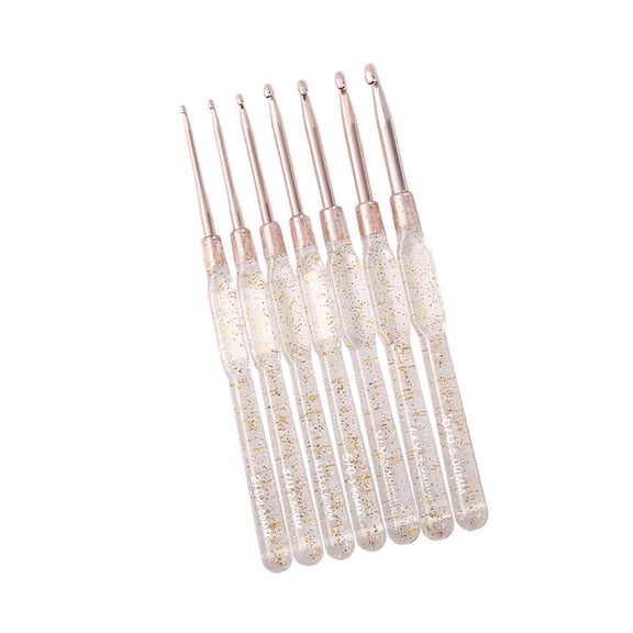 Plastic Handle Plastic Crochet Hook Set Ergonomic Designs for Comfortable Grip Hand Fatigue Multiple Size