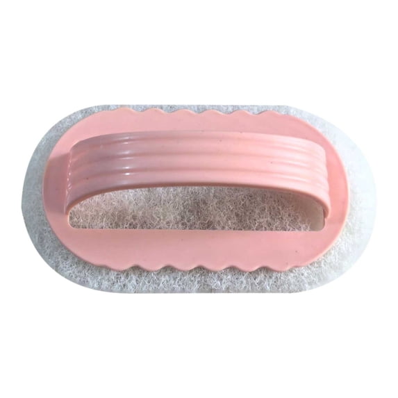 Plastic Handle Sponge Brush, Wall Tile Glass Cleaning Sponge Scouring Pad Dish Wand Sponge Washing Scrubber for Kitchen Bathroom Tile, Shower Bathtub Scrubber, Pool Cleaning