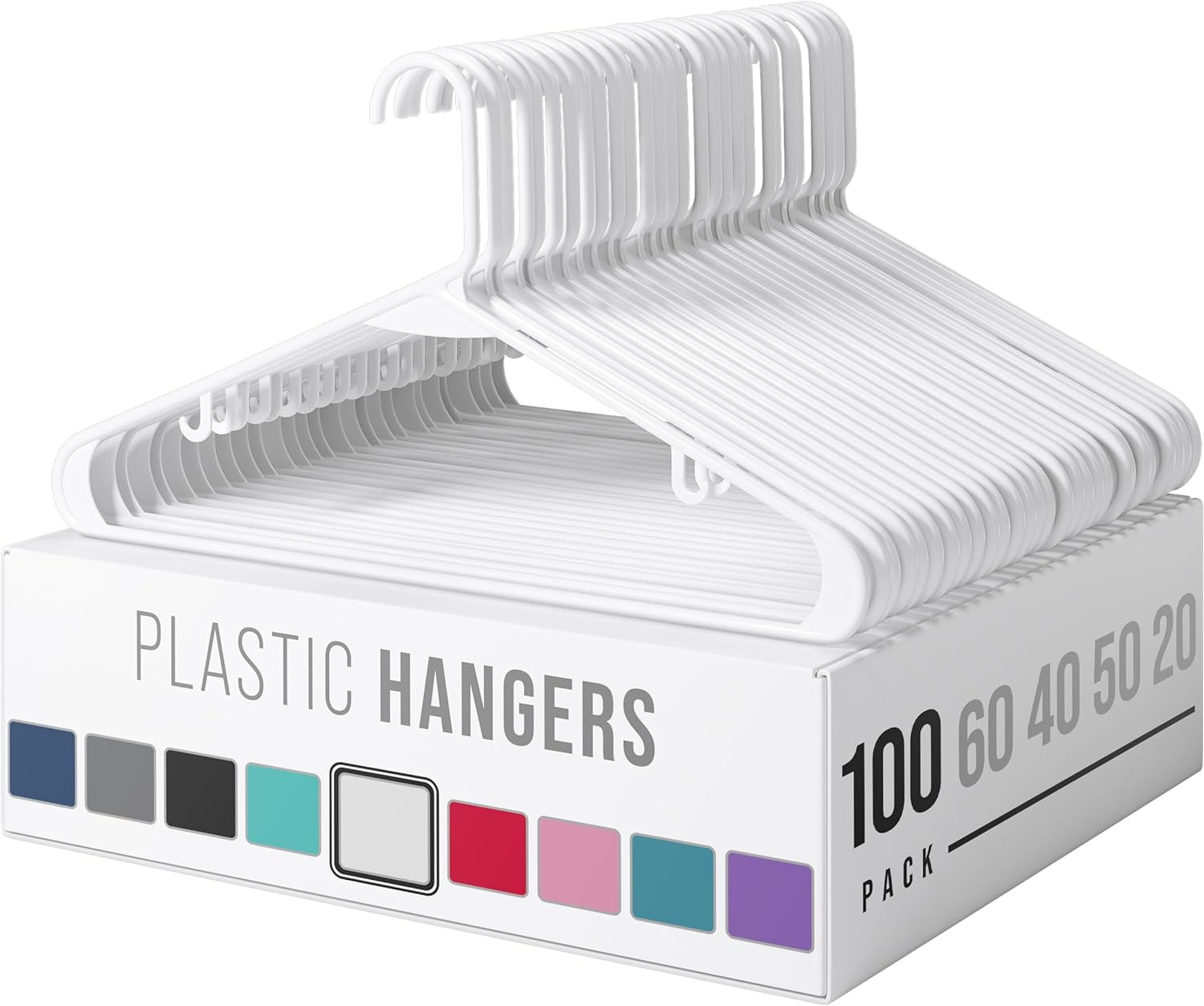 Plastic Hangers 100 Pack Pink Clothes Hangers Makes The Perfect