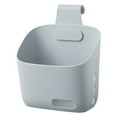 thumbnail image 1 of Plastic Hanging Basket Kitchen Storage organizer, Basket with Detachable hook, Hang it behind a door or on a railing, Over the Cabinet Door, 1 Pcs, 6.45x3.07x9.29", 1 of 7
