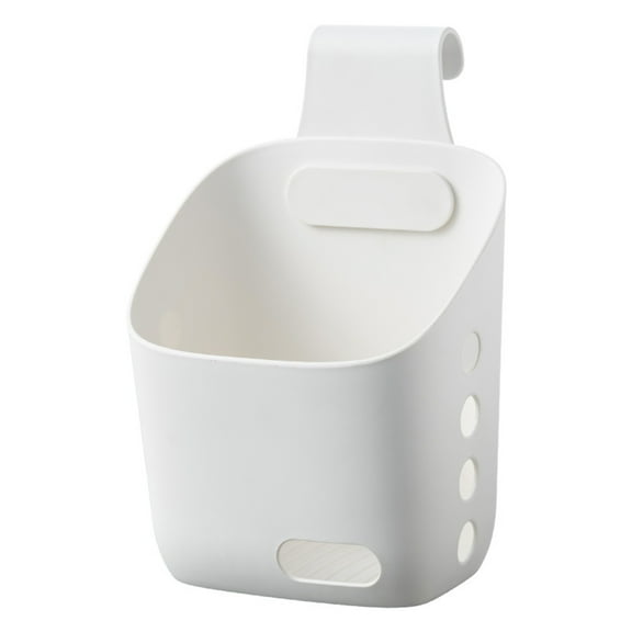 Plastic Hanging Basket for Storage,Plastic Basket with Detachable Hook, Hanging Storage Containers Organizer Shelf for Office Bedroom Kitchen Bathroom