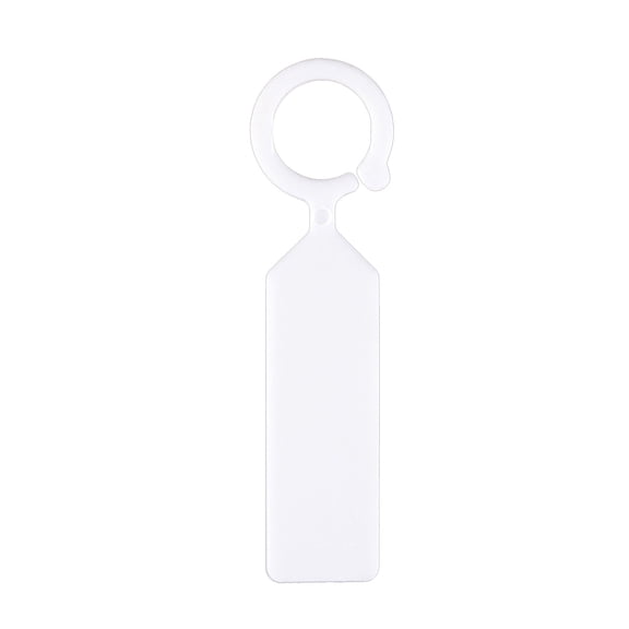 Plastic Hanging Bottle Tags Durable Reusable Identification Tags for Storage Organization and Labeling Assorted Set of 6 Pieces