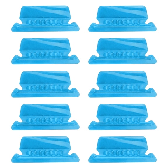 Plastic Hanging File Tabs 10,Quick Identify Folder Tab Set,for Hanging File Folder Tabs for Quick Identification,Hecnuo