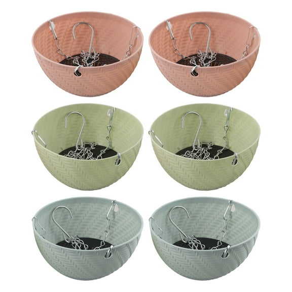 Plastic Hanging Plant Pots Large Diameter Maintenance Plant Hanging Basket