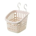 thumbnail image 1 of Plastic Hanging Shower Basket with Hook, Bathroom Kitchen Storage Organizer for Toilet Car, Space Saving Wall Mount Basket with Connectable Design, 1X Home Storage Basket, 1 of 1