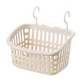 thumbnail image 1 of Plastic Hanging Shower Basket with Hook, Bathroom Kitchen Storage Organizer for Toilet Car, Space Saving Wall Mount Basket with Connectable Design, 1X Home Storage Basket, 1 of 1