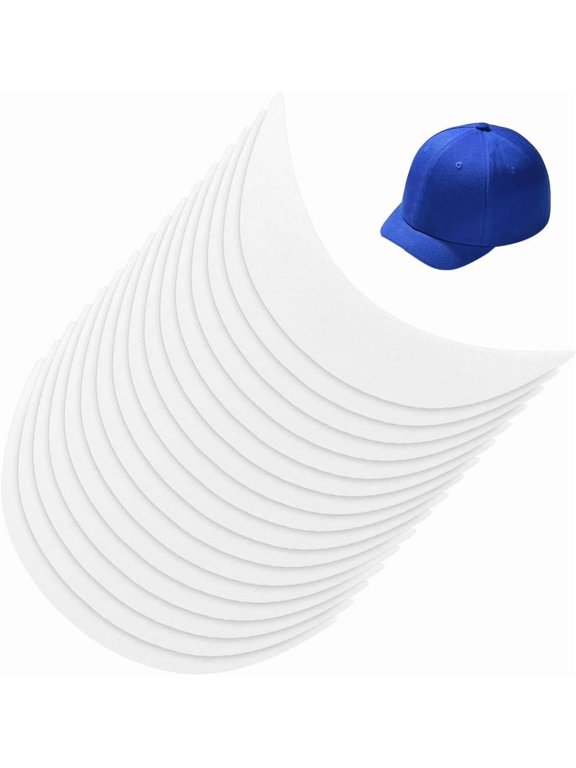 Plastic Hat Brim Board for Peaked Cap Sport Cap Sun Visor Hat White 82x181x2mm