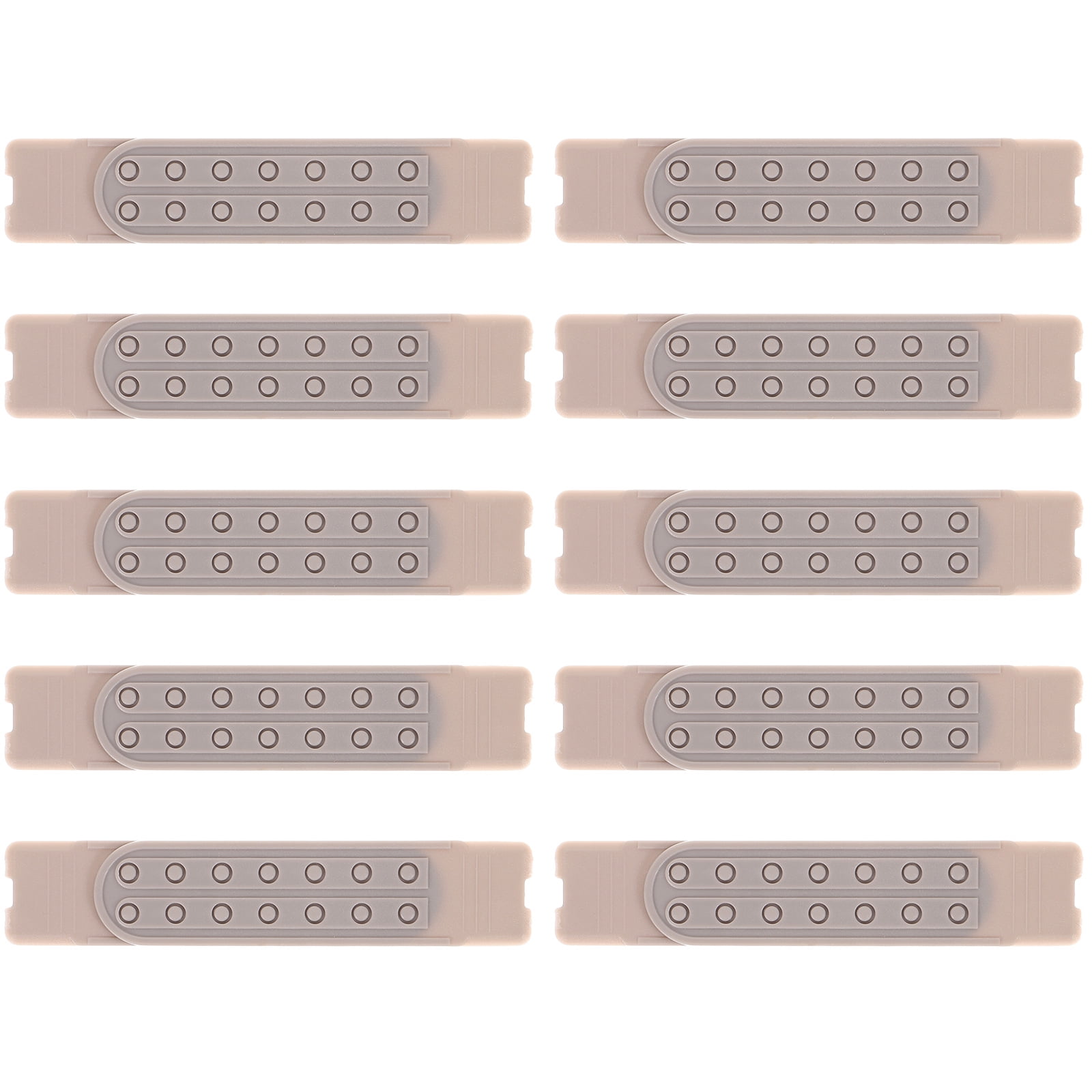 Plastic Hat Buckle 14 Holes Double Row Can Be Pushed and Opened to