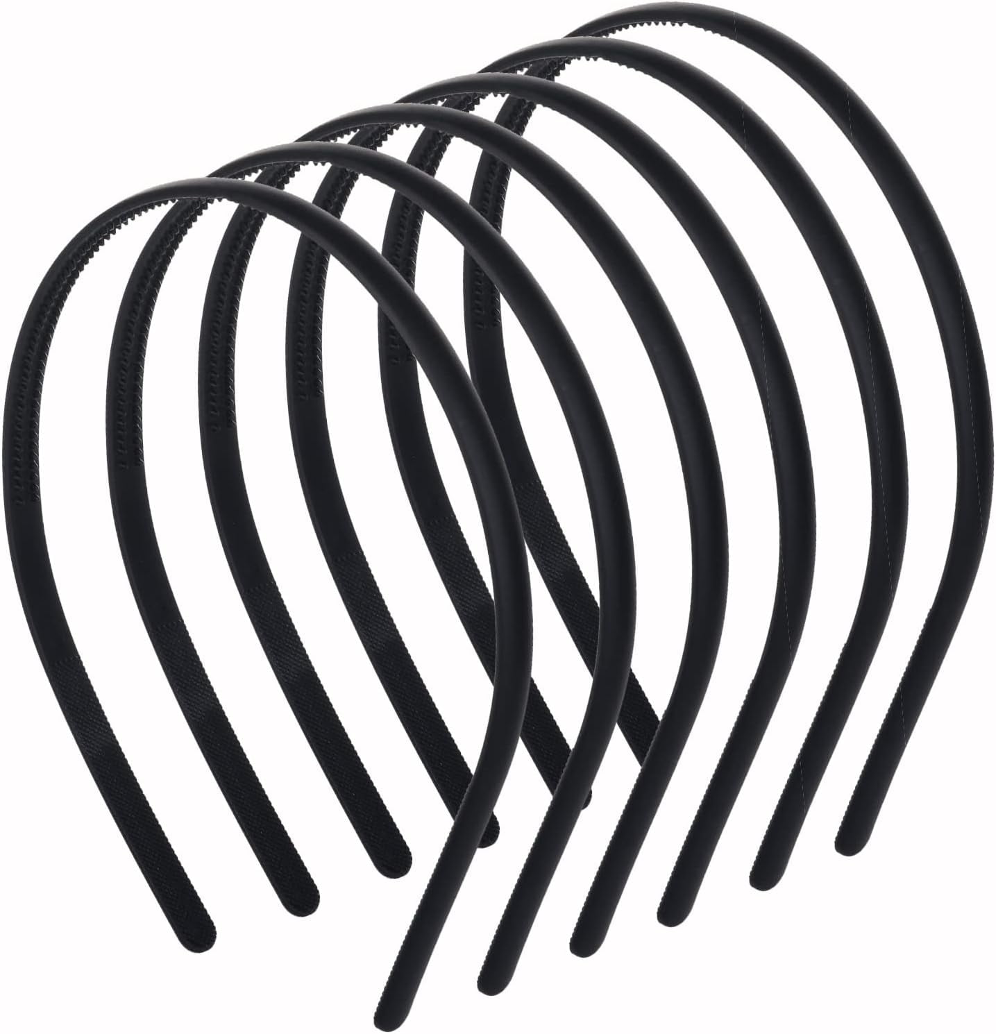 Plastic Headband [6 Packs], Toothed Headband, Thin Hairbands, for Women