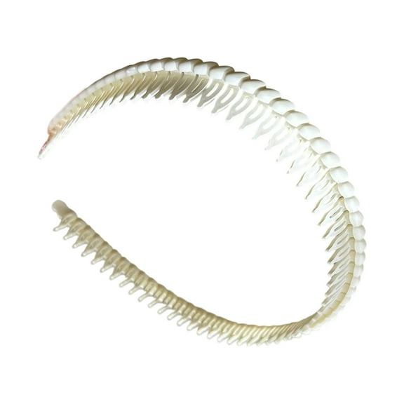 Plastic Headbands for Women with Long Teeth Comb for Anti Slip Grip Plain Hair Hoop