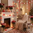 thumbnail image 1 of Plastic Heart Shaped LED String Lights 20 ft Romantic Fairy Light Garland Multicolor Hearts for Wedding Valentines Day Bedroom Party Wall Window Home Decorative Lighting, 1 of 6