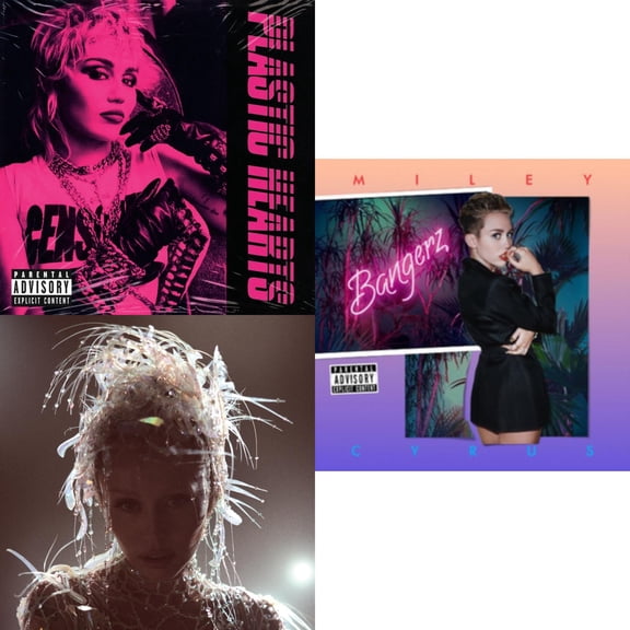 Plastic Hearts (X) & Something Beautiful & Bangerz [CD Bundle]