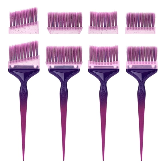 Plastic Highlighting Comb Gentle Bristles for Salon-Level Hair Care and Styling