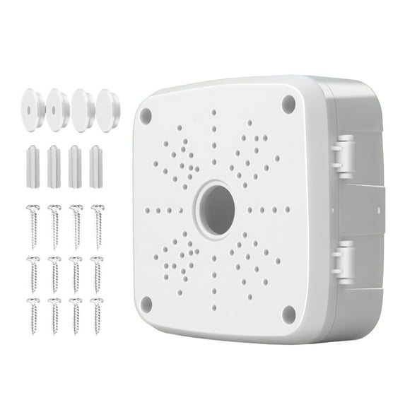 Square Plastic Flip Cover Cable Management Junction Box For Ceiling Wall Mounted Hoisting Camera Bracket