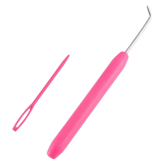 Plastic Hook Set Professional Portable Knitting Stitching Sweater Weaving Kit Craft Making Sewing Tool Color Random