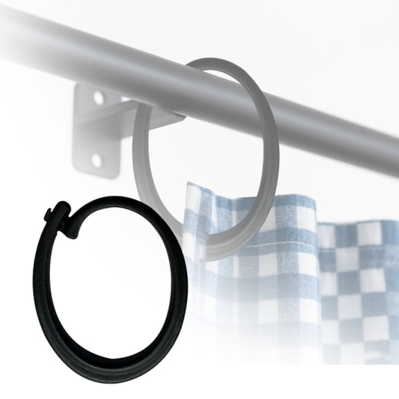 Plastic Hooks for Gazebo Curtains and Netting Black Curtain Track Hooks Gazebo Accessories Smooth Gliding Rustproof Multipurpose Use Hooks Practical Home Decor Happy 2026!