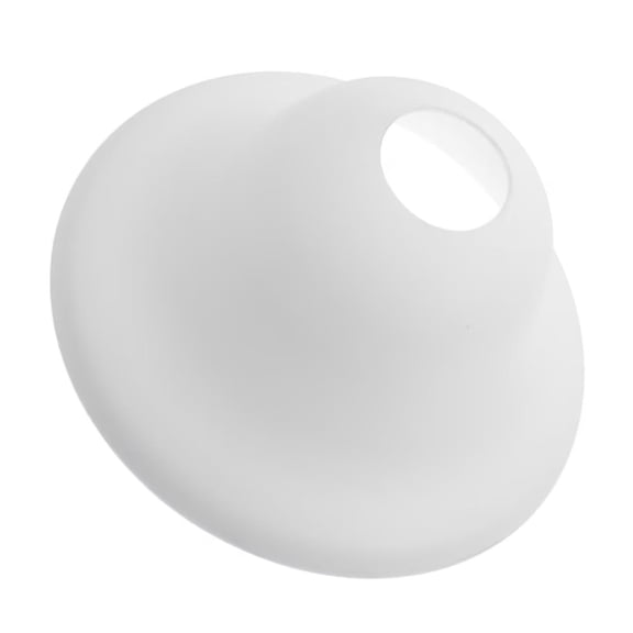 Plastic Horseshoe Lamp Shade Replacement,Hat Shaped Lampshade,White Semi Transparent Spherical Chandelier Cover,3.9x7.4 Inch Lightweight Umbrella Shape Cover for Floor and Table Lamps Lighting(White)