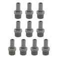 thumbnail image 1 of Plastic Hose Barb Fitting 0.5" 1/2"G Male Thread Straight Pipe Connector Grey 10 Pcs, 1 of 7