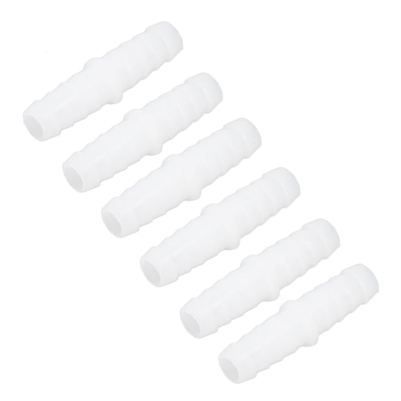 Plastic Hose Barb Fitting Adapter 10Pcs Plastic Hose Barb Fitting Adapter, Wear Resistant Joint Union, Suit for Pump Tube, Silicone Tube Fitting, Practical, Great for Lab and More