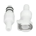 Plastic Hose Quick Connector 5/16 Tube with Shut Off Food Grade Plastic