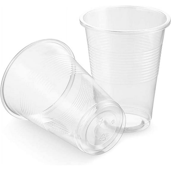 Plastic House 7 Oz Disposable Clear Plastic Drinking Cups 500 Count