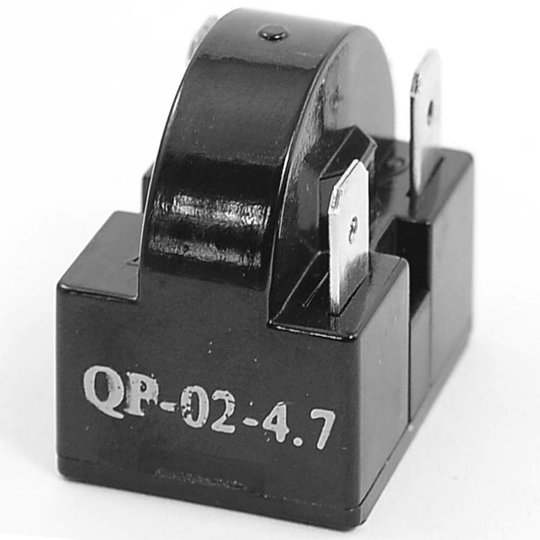 Plastic Housing 4.7 Ohm 3 Pin Refrigerator PTC Starter Relay Black