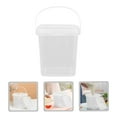 thumbnail image 1 of Ice Bucket with Lid - Reusable Food Storage Container with Handle, Small Freezer Bucket for Ice Cubes and Kitchen Use, 1 of 8