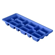 Plastic Ice Cube Tray For Freezer - Ocean Blue - Food Storage, Portion Control, Dishwasher Safe, Makes 15 Cubes
