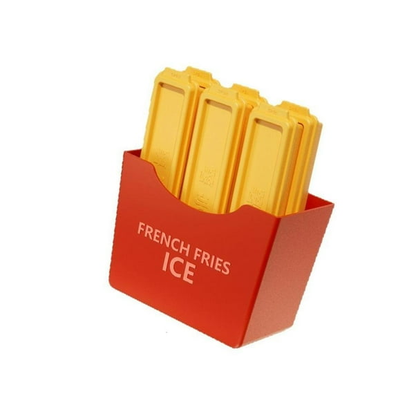 Plastic Ice Cubes Molds for Home and Party Drink French Fries Shape Ice Maker