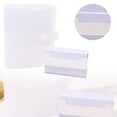 thumbnail image 1 of Plastic Index Card Storage Organizer Holder Pouches Holds Up To 160 Flash Recipe Note Cards For Home Office Archive Sorting, 1 of 9