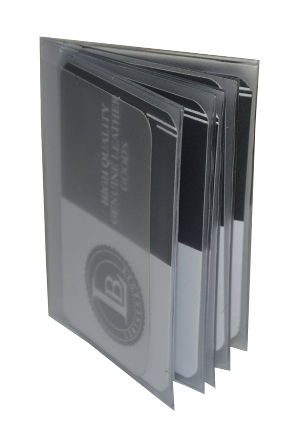 Plastic Insert for Bifold and Trifold Wallets, 10 Pages, Set of 2