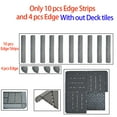 thumbnail image 1 of Plastic Interlocking Deck Tiles, (10pcs Edge Trim+4pcs Corner)/27-Pack/44-Pack Patio Deck Tiles(12"x12"), Patio Decking Tiles For Poolside Balcony Backyard(Edge Trim Sold Separately, Tiles Only), 1 of 4