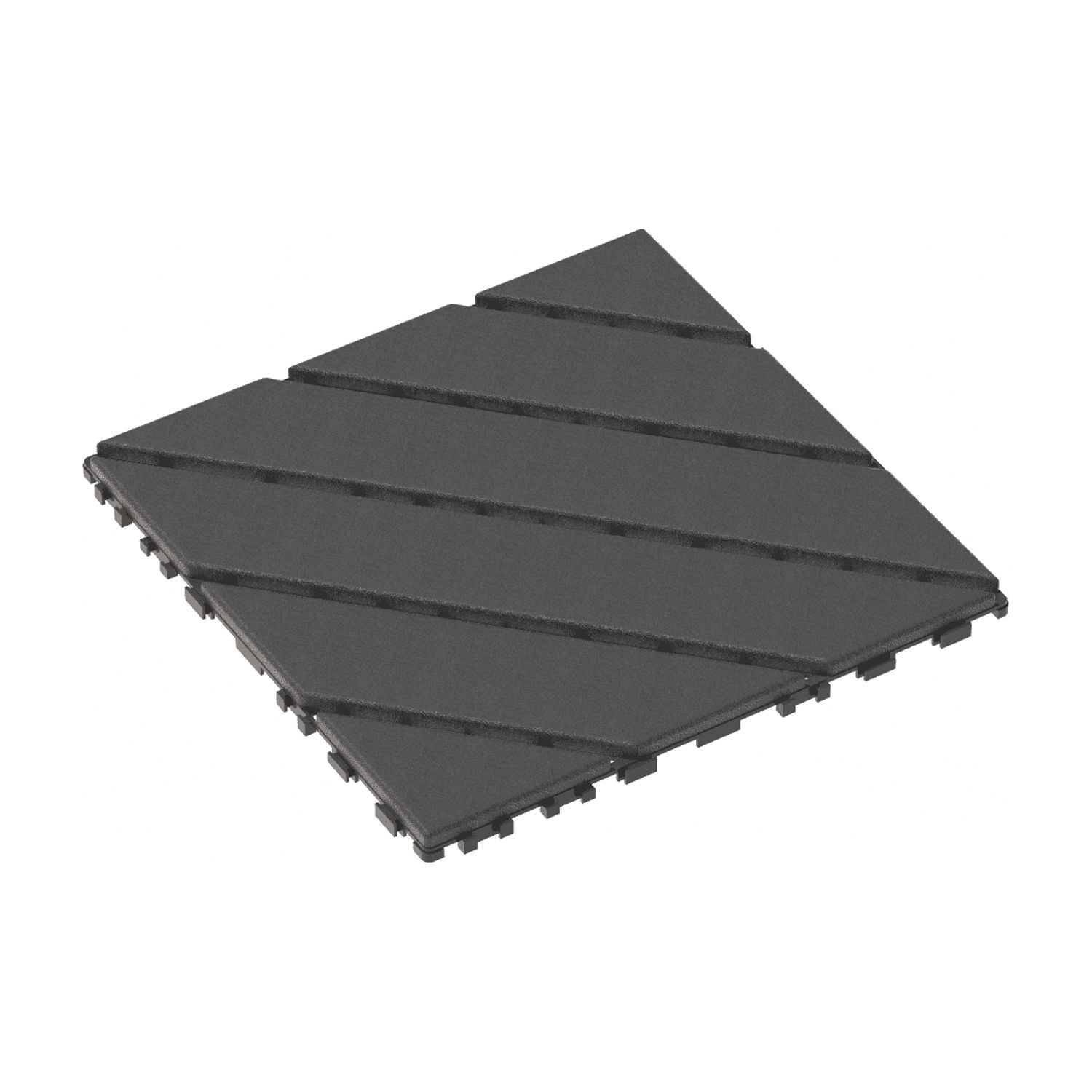 Plastic Interlocking Deck Tiles 44 Pack, 12x12 Inch Waterproof All Weather Patio Deck Tiles, Grey Interlocking Floor Tiles for Poolside Balcony Backyard Indoor Outdoor
