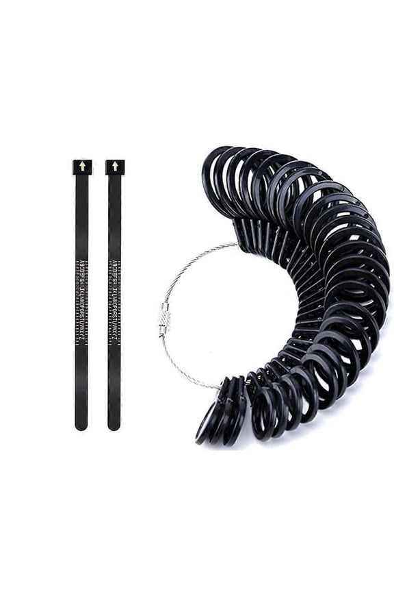 Plastic Jewelry Tool, Sizing Measuring Tool For Clear And Intuitive Reading, Adjustable Ring Gauge Ideal For Wedding Ring Size Measurement And