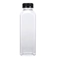 thumbnail image 1 of Plastic Juice Bottles with Caps, Clear Empty Reusable Water Bottles, Disposable Beverage Containers Bulk for Juicing Smoothies Turmeric Juice Milk and Other Beverages, 500ML, 1 of 6