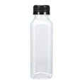 thumbnail image 1 of Plastic Juices Bottle Reusable Transparent Clear Beverage Containers With Lids For Juices Drinking Tea Milk Water Fridge Storage, 1 of 6
