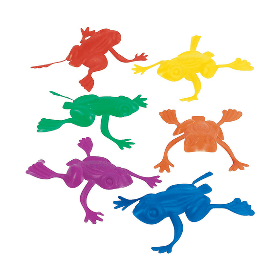 Plastic Jumping Frogs (2") - Toys - 144 Pieces