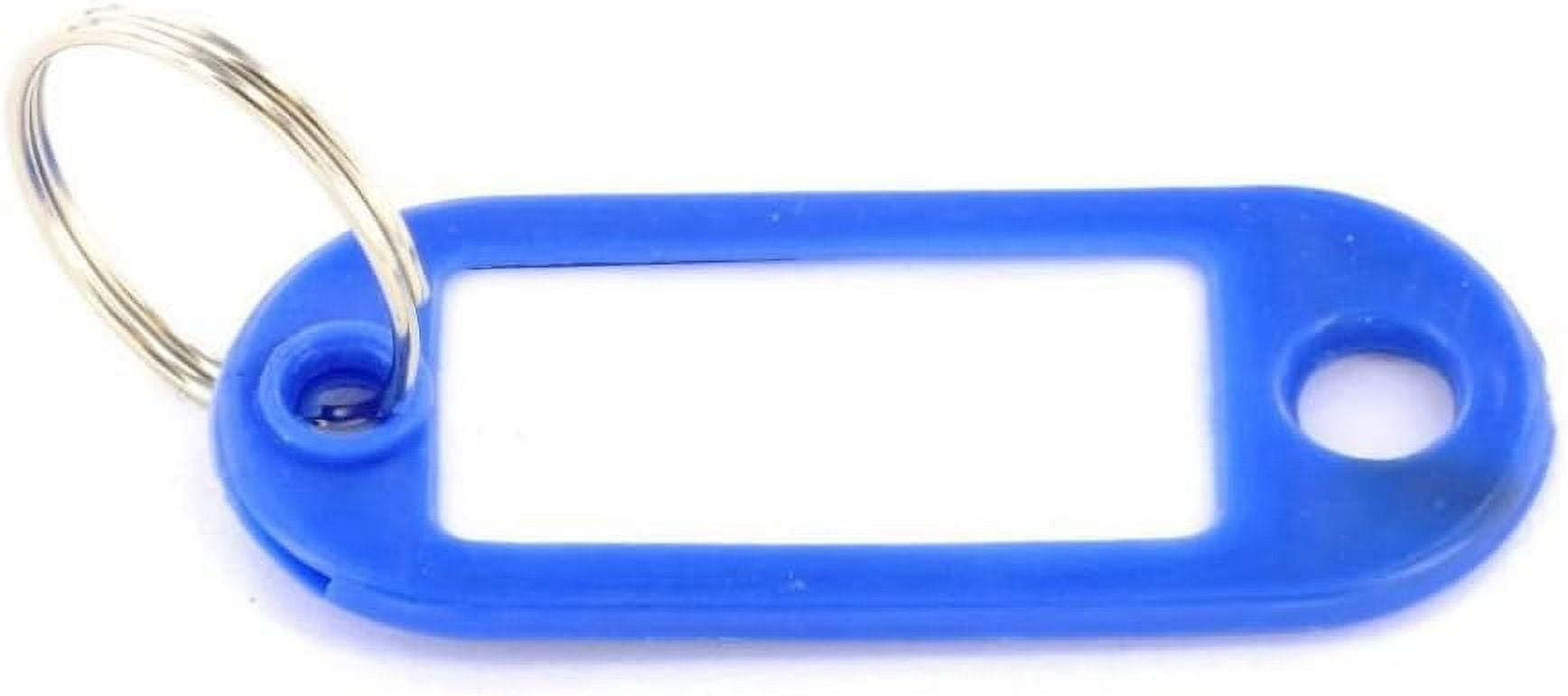 Plastic Key ID Tag Label Fobs 100 Pack