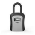 thumbnail image 1 of Plastic Key Lock Box Portable Combination Lockbox Wall-Mounted Key Storage Box Resettable Code Safe Security Lock Box for Home ,More Reliable & Robust, 1 of 7