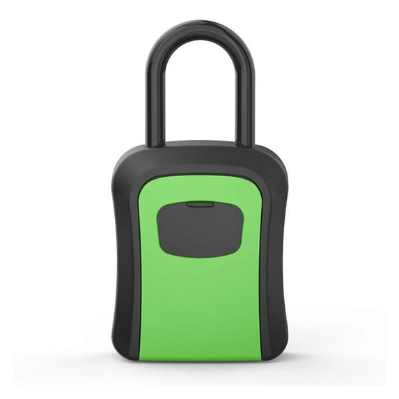 Plastic Key Lock Box Portable Combination Lockbox Wall-Mounted Key ...