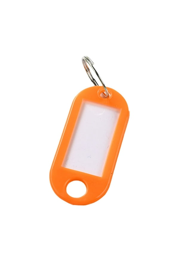 Plastic Key Tags with Split Ring Label Window, Key Tags Identifiers,Name Tags and Labels, Adapt to USB Drive, Key Chains with Label Tags, Pets Key Id Tags, Small Luggage Tags, 1 Pcs, 1.85x0.78"