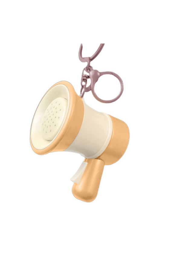 Plastic Keychains Bag Pendant Featuring Miniature Voice Changer Speakers for Fun and Entertainment