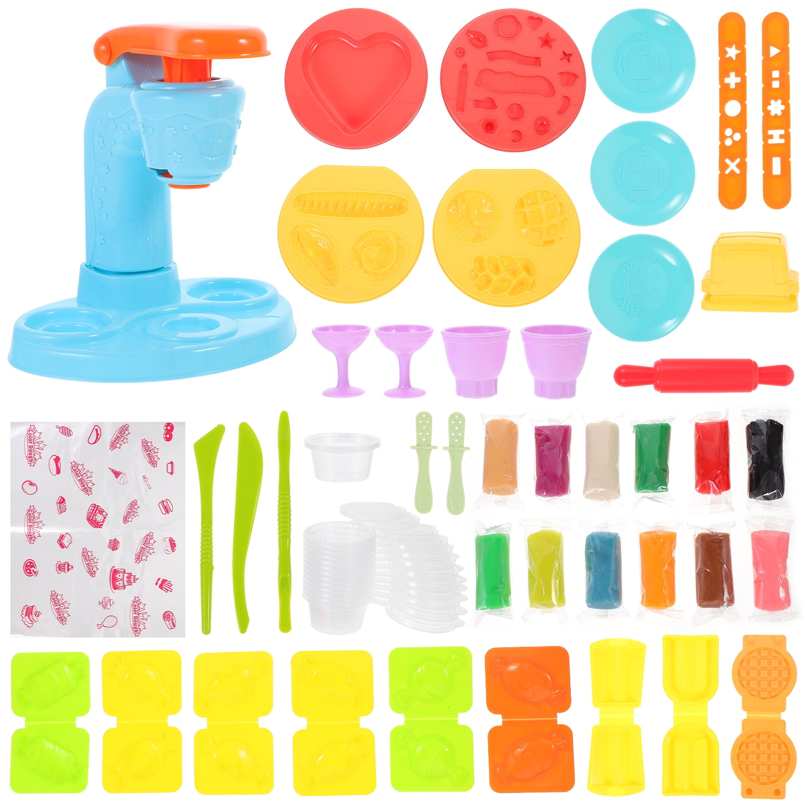 Plastic Kids Creative Toys Child Playsets Color Mud Ice Cream Machine