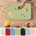 thumbnail image 1 of Plastic Kitchen Cutting Board | Heavy-Duty Non-Porous Double-Sided Chopping Board | Reversible Meat and Produce Prep Surface | Built-In Handle | Raised Juice Catching Edge | 29x19cm | 1 Piece, 1 of 6