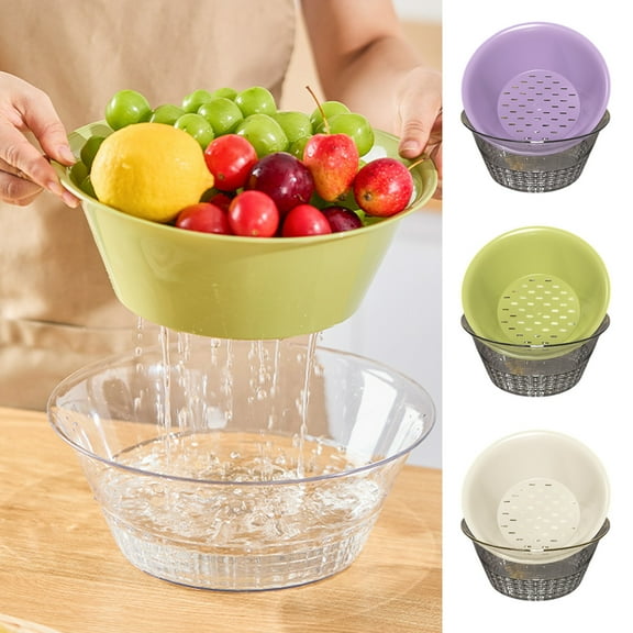 Plastic Kitchen Organizer Basket Food Safe Storage Container Drainer for Vegetables and Utensils Space Saving Multi Purpose Use Easy Clean Sturdy for Pantry and Cabinet Organization Topliu