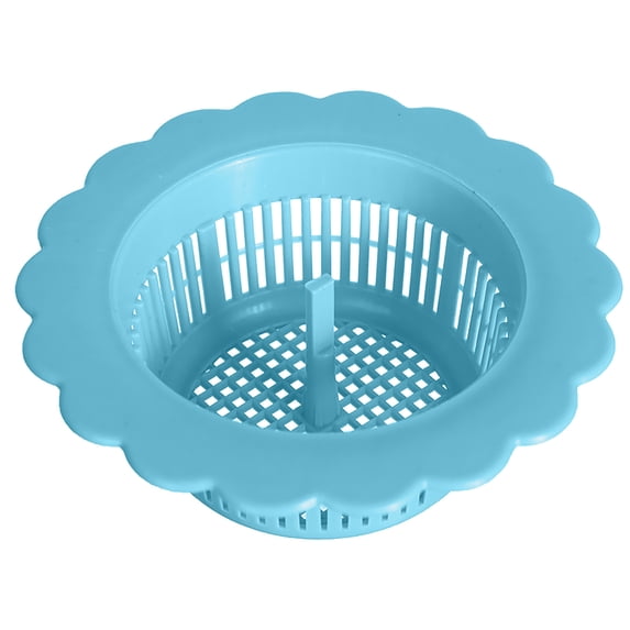 Plastic Kitchen Sink Drain Strainer,Sink Drain Basket,Sieve Basket,Effectively Captures Food Scraps,Prevent Pipe Clogs,Dense Filter Holes,Daily Sink Waste Filtering,3.54x1.18x1.97",1 Pc,Blue