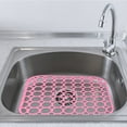 thumbnail image 1 of Plastic Kitchen Sink Mat with Drainage, Bending Design for Vegetable Washing and Utensil Protection, 1 of 5