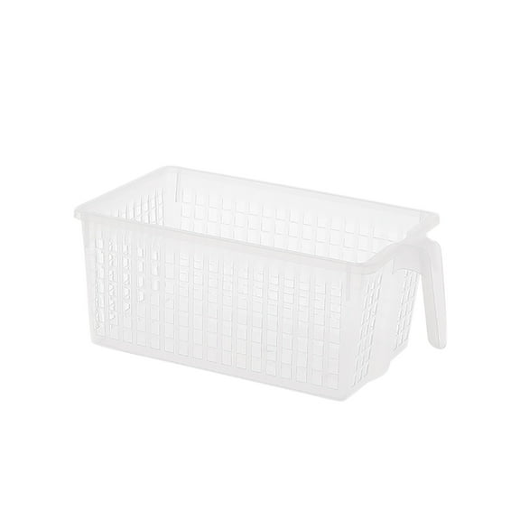 Kitchen Storage Box with Handle - Food Grade, Open Design - for Snacks, Grains & Fruit Washing